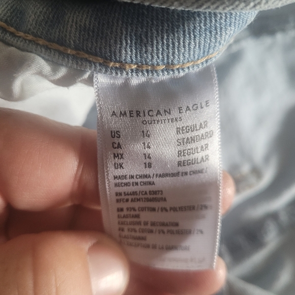 American Eagle Denim Mini Skirt 14 - Picture 4 of 7